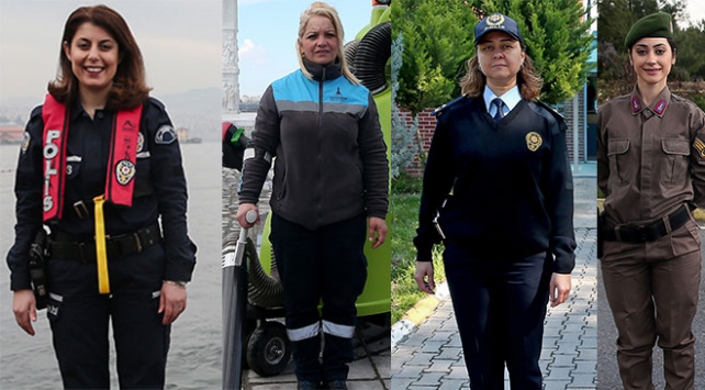 Türkiye’nin dört bir yanından üniformalı kadınların görev aşkı