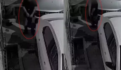 Mahalledeki kadınlara musallat olan sapığın uygunsuz halleri kamerada