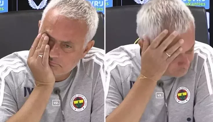 Acı haberi basın toplantısında alan Mourinho gözyaşlarını tutamadı