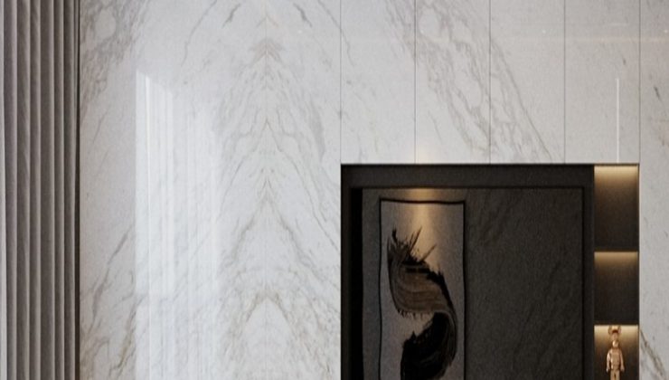 Siyah Mermerde Modern Tasarım, Doğal Doku ve Mimari Kullanım Alanları Genişliyor